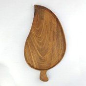 تصویر شیرینی خوری چوبی طرح برگ مدل ۳۰۴ 