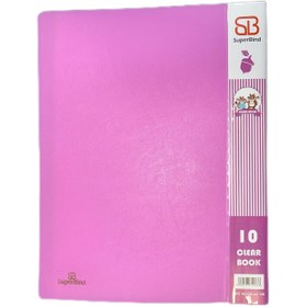 تصویر کلیر بوک 10 برگ بلوط طرح چرم 