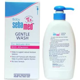 تصویر شامپو بدن کودک سبامد جنتل واش Sebamed Gentle Wash with pump 400 ml 