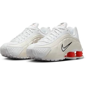 تصویر Nike Shox R4 GS White Picante Red 