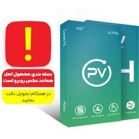 تصویر محافظ گلس پشت گوشی پی وی مدل 4K مناسب برای آیفون X/Xs - بی رنگ شفاف 