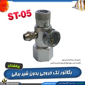 تصویر رگلاتور co2 کوچک مدل ST-05 پرفشنال Professional Aquarium Co2