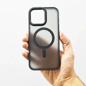 تصویر کاور مگ سیف اپل مناسب آیفون ۱۳ و ۱۴ با طراحی محافظ لنز 