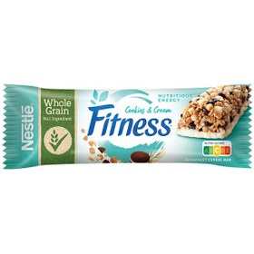 تصویر پروتئين بار رژيمی فيتنس با طعم کوکی و خامه (بسته 16 تایی ) NESTLE FITNESS مدل Cookies & Cream Nestlé Fitness snack bar cookies & cream 16bar