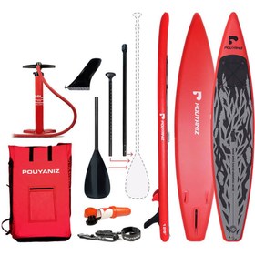 تصویر پدل برد بادی مدل "Pouyaniz - Cruiser Plus 12'6 