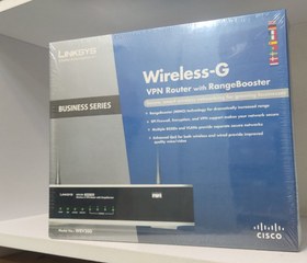 تصویر روتر اکسس پوینت Linksys WRV200 Cisco WRV200 Wireless-G VPN Router - RangeBooster