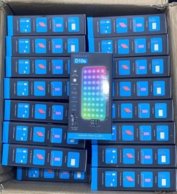 تصویر نور RGB شارژی D10S با 129 LED و باتری 3000 میلی‌آمپری D10S Rechargeable RGB Light with 129 LEDs and 3000mAh Battery