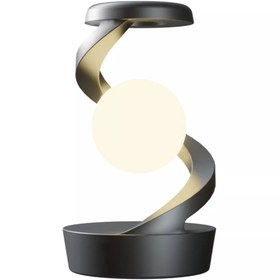 تصویر شارژر وایرلس و چراغ خواب آویز چرخشی Rotating Light Ball Lamp with Mobile Phone Wireless Charging Function