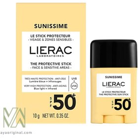 تصویر ضد آفتاب استیکی سان ایسیم لیراک SPF 50 