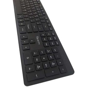 تصویر کیبورد بی سیم وریتی مدل V-KB6125W Verity V-KB6125w Wierless Keybord