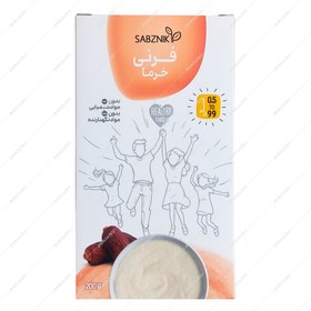 تصویر غذای کودک فرنی خرما سبز نیک 200 گرم 