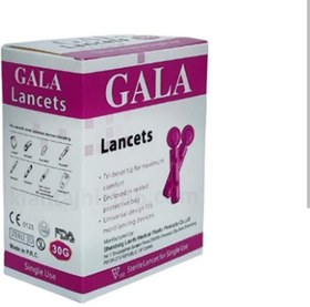 تصویر لنست استریل یکبار مصرف گالا ا Gala disposable sterile lancet Gala disposable sterile lancet