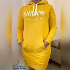 تصویر هودی بلند اسمارا کد 349281 سایز ۳۸ و ۴۲ 