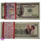 تصویر اسکناس طرح دلار بسته ۱۰۰ عددی 