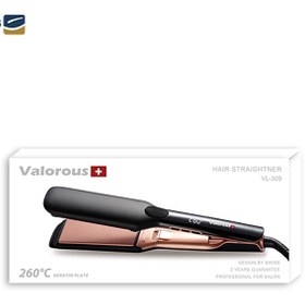 تصویر اتو موی حرفه ای سری Swiss مدل VL 309 والوروس Valorous Professional Hair Straightener Swiss VL 309