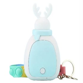 تصویر گرم کن دست گوزن و خرگوش hand warmer - #صورتی 