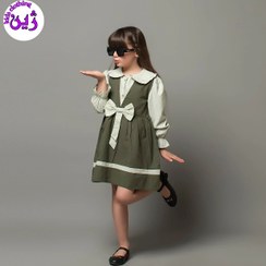 تصویر ست شومیز و سارافون پاپیون سایز۴۵تا۶۰ 