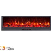 تصویر شومینه برقی دیواری مدل فلت 150 سانتی‌متر | مدرن، دکوراتیو و لوکس 