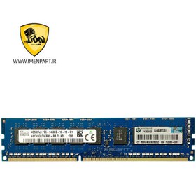 تصویر رم سرور اچ پی 4GB 1RX8 PC3-14900E 