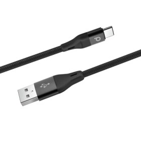 تصویر کابل تبدیل USB-A به USB-C پرودو مدل PD-ACBR12 طول 1.2 متر PORODO Braided Type C Cable 1.2M 3A(Aluminum)