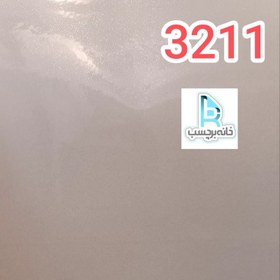 تصویر برچسب کابینت سفید های گلاس اکلیلی کد 3211 عرض 90 سانت 
