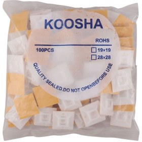 تصویر بست بادکنک بسته 100 عددی balloon clip Pack of 100