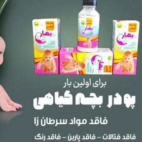 تصویر پودربچه گیاهی( فاقد فتالات پارابن مواد سرطان زا ) پودر بچه جلوگیری از التهاب و عرق سوز شدن 