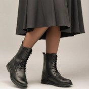 تصویر نیم بوت لیزری بغل زیپ 