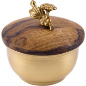 تصویر قندان گلدکیش مدل گلدن بلاسم 