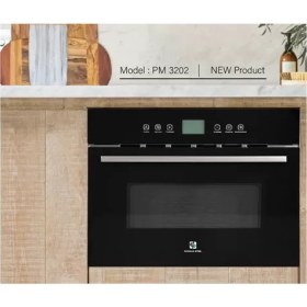 تصویر مایکروویو پرنیان استیل مدل PM 3202 Parnian Steel Microwave model PM 3202