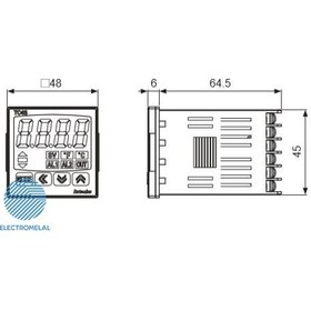 تصویر ترموستات تابلویی آتونیکس سایز 48*48 مدل TC4S-24R Autonics TC4S-24R TC Series