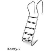 تصویر نردبان شیب‌دار استخر آکوامارین مدل Komfy-5 