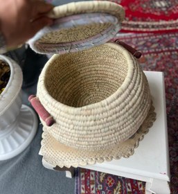 تصویر سطل برنج حصیری دستباف - 20 کیلویی 