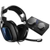 تصویر هدست گیمینگ آسترو مدل Astro Gaming A40 TRIED TIRIED HEADESE + MIXAMP PRO TR قابل تعویض ، کنترل تعادل بازی/صدا ، برای PS5 ، PS4 ، PC ، Mac - Black/Blue - ارسال 20 روز کاری 