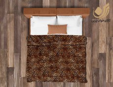 تصویر پتو دونفره شادیلون طرح پوستی 