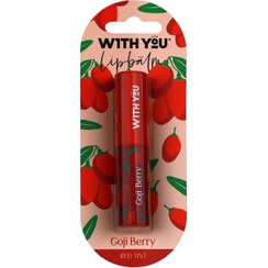 تصویر بالم لب ویت یو با رایحه نارنگی و گوجی بری 