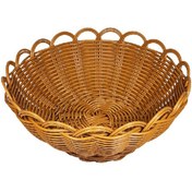 تصویر سبد میوه مفتولی گرد 