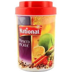 تصویر ترشی انبه مخلوط نشنال 1 کیوگرم ا national Mixed Pickle in oil national Mixed Pickle in oil