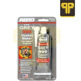 تصویر چسب واشرساز سیلیکونی خاکستری ابرو GREY 999 RTV SILICONE 