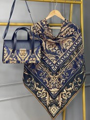 تصویر کیف و روسری طرح الیزابت - کد 