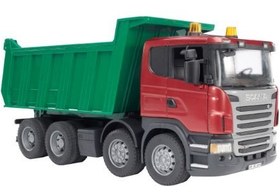 تصویر ماشین بازی برودر مدل کامیون تخلیه‌کننده Scania 