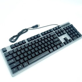 تصویر کیبورد گیمینگ اچ پی مدل K100 HP K100 RGB Gaming Keyboard