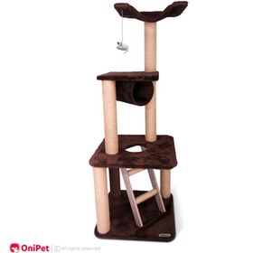 تصویر درخت گربه سه طبقه نینا پت کد G cat tree ninapet code G