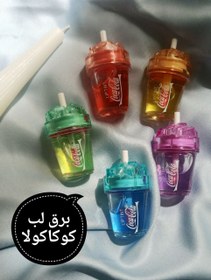 تصویر برق لب حرارتی ( طرح کوکاکولا) - آبی 