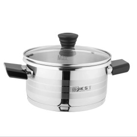 تصویر زودپز دوقلو کلیپسی KST طرح 1 کد 6080 twin klipsi pressure cooker design 1 code 6080