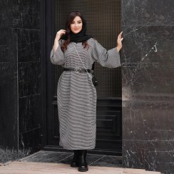 تصویر کفتان بافت راه راه 