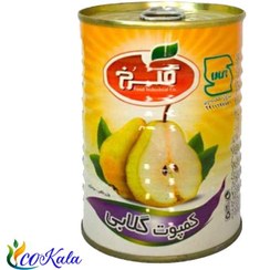 تصویر کمپوت گلابی گلرخ وزن ۳۷۰ گرم 