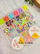 تصویر پک ملزومات ساخت دستبند و گردنبند مدل ۲۰۲۴ شامل ۲ عدد مهره 