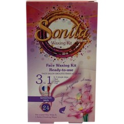 تصویر سونیتا نوار وکس صورت 12عددی(0366) Sonita face wax strip 12 numbers