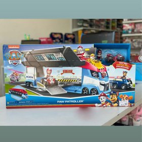 تصویر کامیون بزرگ سگ نگهبان چراغدار موزیکال آیتم G2039 